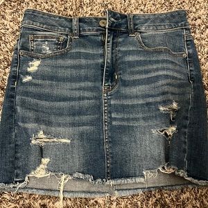 jean skirt